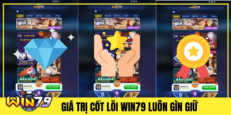 Giá trị cốt lõi Win79 luôn gìn giữ