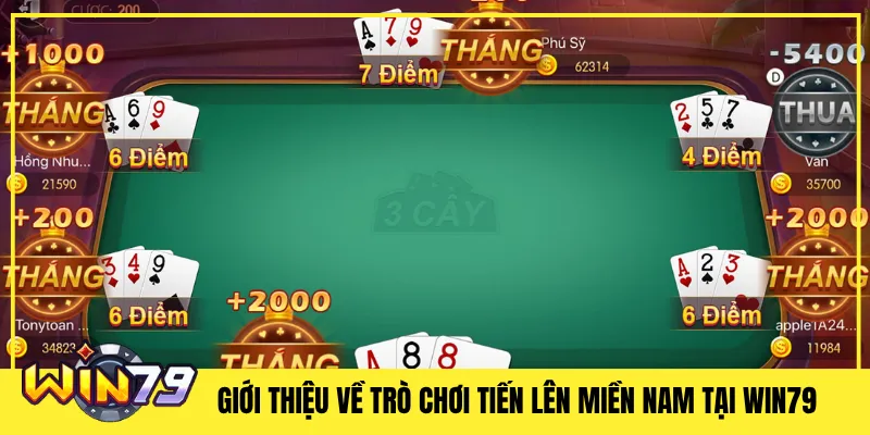 Giới thiệu về trò chơi Tiến lên miền Nam tại Win79