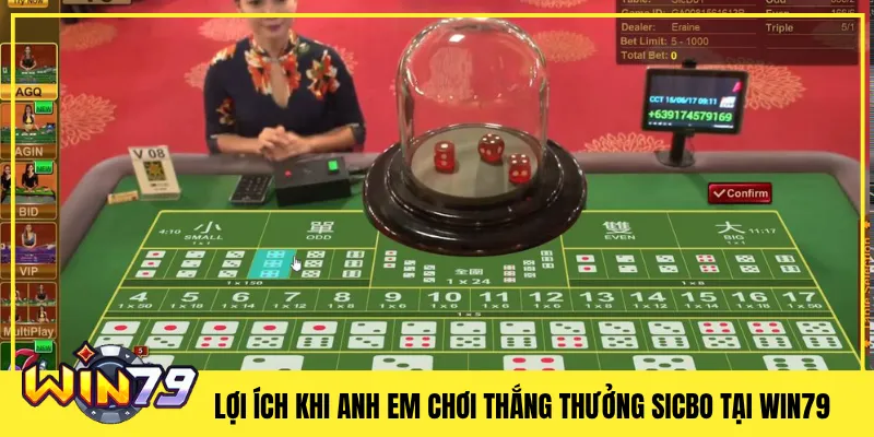 Lợi ích khi anh em chơi thắng thưởng sicbo tại Win79